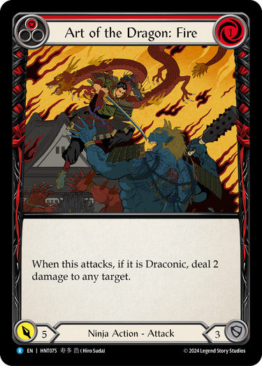 Art of the Dragon: Fire (Red)